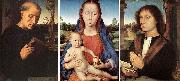 Hans Memling Panell central es troba a Berlin i els laterals a Florencia oil